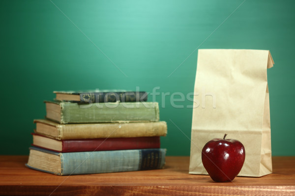 Verde immagine legno libri istruzione Foto d'archivio © tobkatrina