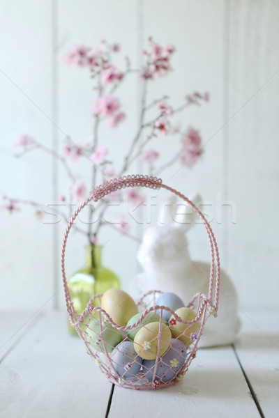 Húsvét ünnep csendélet jelenet természetes fény tavasz Stock fotó © tobkatrina