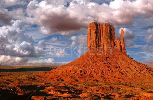 Monument Valley Utah known as The Mittens Stock photo © tobkatrina