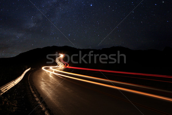 Time Lapse Image of the Night Stars Stock photo © tobkatrina