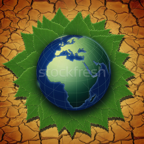 Zielone ziemi streszczenie środowiskowy środowisk charakter Zdjęcia stock © tolokonov