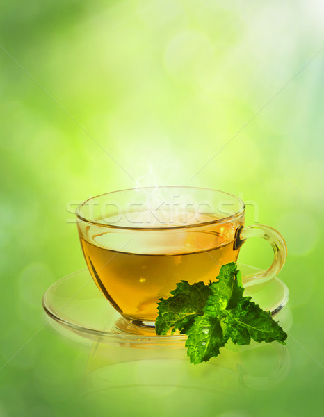 Cup of tea. Abstract healthy backgrounds Stock photo © tolokonov
