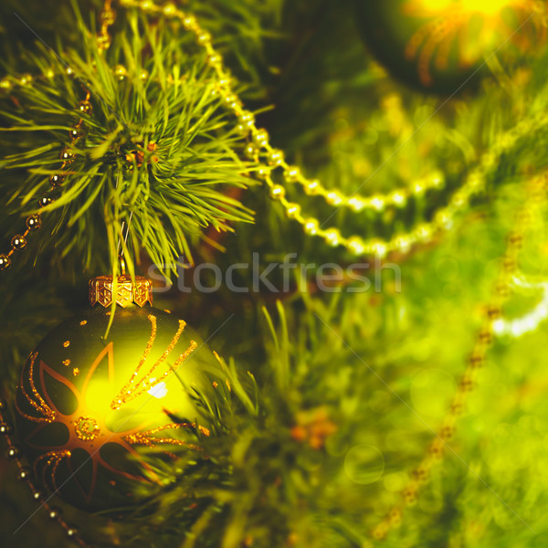 Streszczenie christmas projektu drzewo lasu sztuki Zdjęcia stock © tolokonov