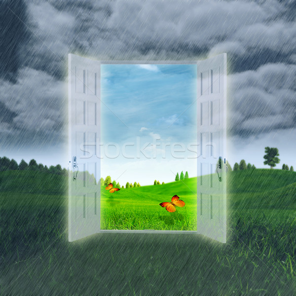 Open Your Summer. Abstract optimistic backgrounds Stock photo © tolokonov