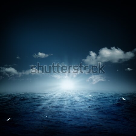 Fantastic evening on the sea, natural backgrounds Stock photo © tolokonov