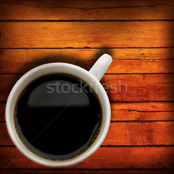 Kawy czasu streszczenie kubek espresso tekstury Zdjęcia stock © tolokonov