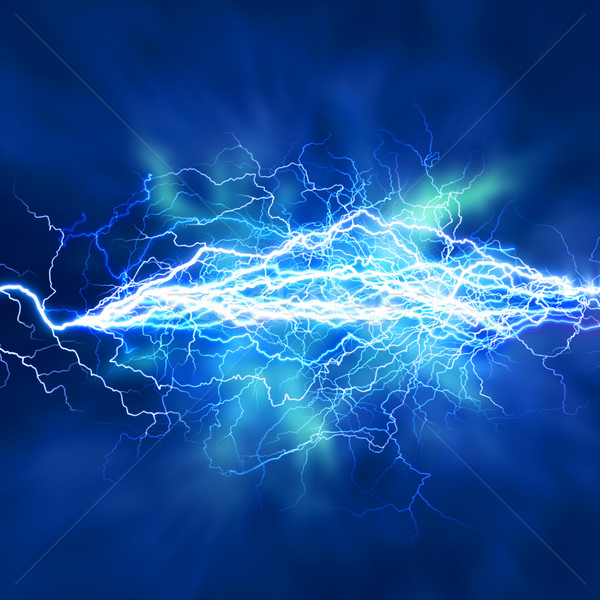 Electric lighting effect, abstract techno backgrounds for your d Stock photo © tolokonov