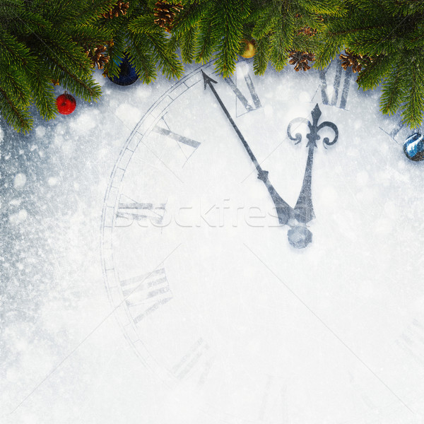 Countdown to New Year, abstract holidays backgrounds for your de Stock photo © tolokonov