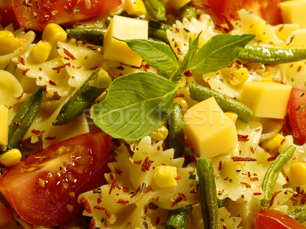 Foto stock: Italiano · macarrão · corda · feijões · queijo · temperos