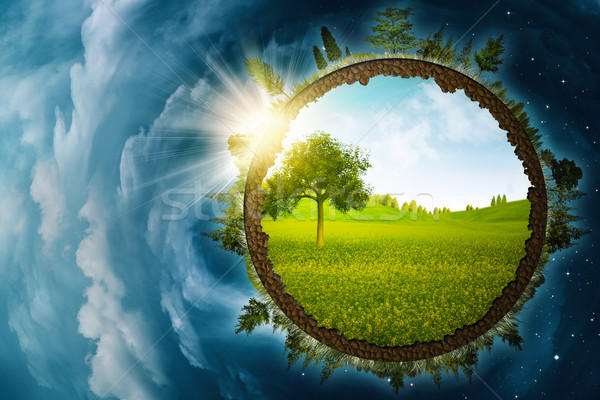 Stock photo: Infinity inside, abstract environmental backgrounds