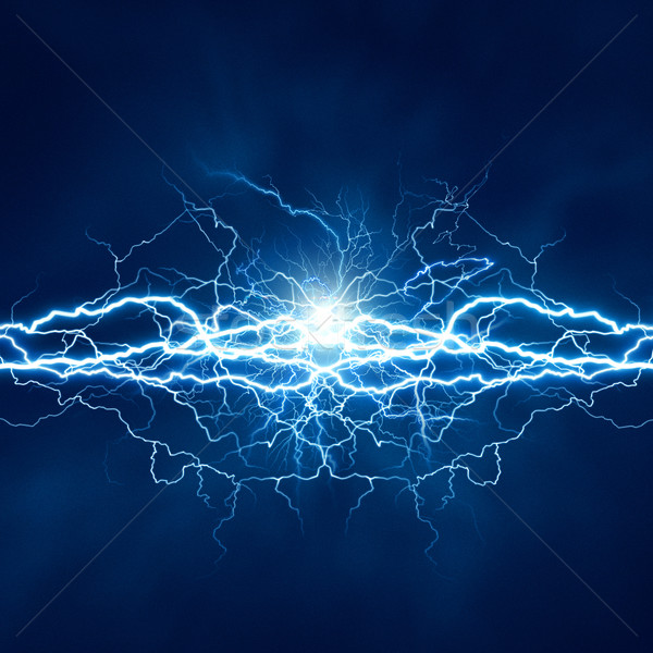 Electric lighting effect, abstract techno backgrounds for your d Stock photo © tolokonov