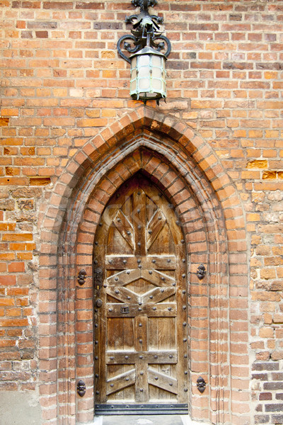 Church in Chelmno - old door. Stock photo © tomasz_parys