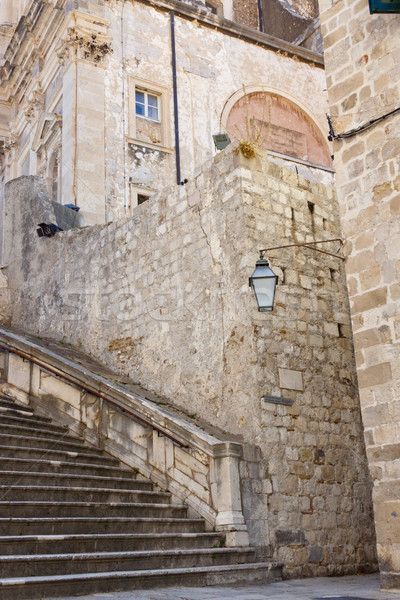 Charakteristisch Architektur Dubrovnik Ansicht Altstadt Stock foto © tomasz_parys