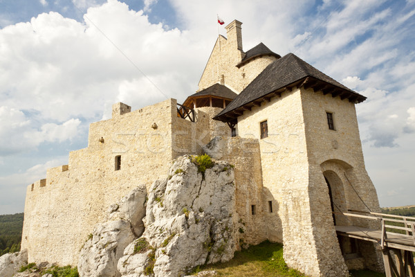 Stock photo: Jura region - Bobolice castle.