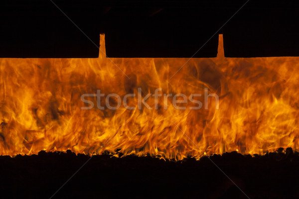 Stock photo: Industrial furnace - Poland.