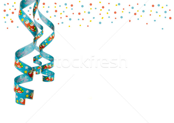 вечеринка украшение конфетти сторон изолированный подвесной Сток-фото © Tomjac1980