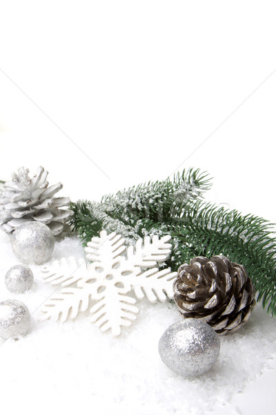 Рождества орнамент украшение ель филиала соснового Сток-фото © Tomjac1980