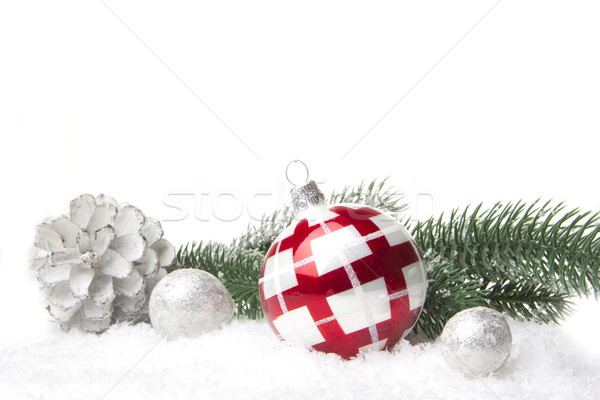 Рождества орнамент украшение ель филиала соснового Сток-фото © Tomjac1980