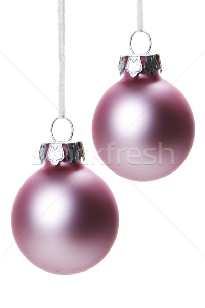 Navidad decoración violeta rosa aislado Foto stock © Tomjac1980