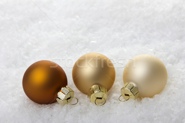 Сток-фото: Рождества · орнамент · коричневый · снега · фон