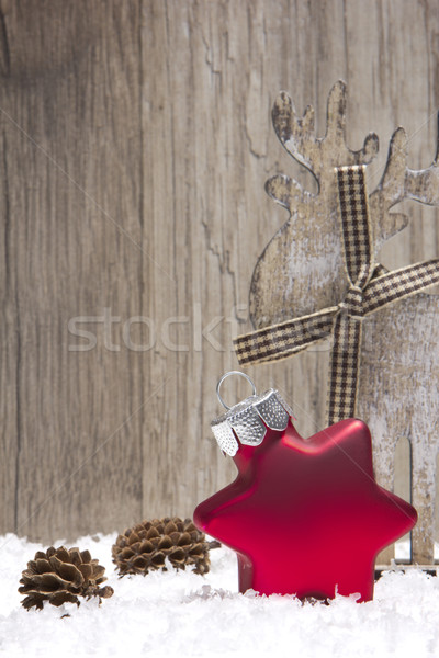 christmas, christmas ornament red Stock photo © Tomjac1980