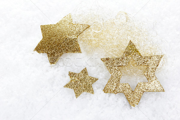 Рождества украшение звезды снега дизайна Сток-фото © Tomjac1980