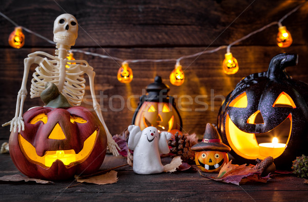 Traditional scary halloween holiday background Stock photo © tommyandone