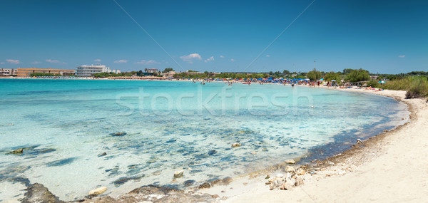 Beautiful beach on the southern coast of Italy Stock photo © tommyandone