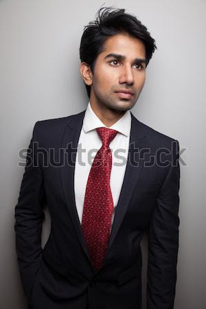 Asian biznesmen młodych ambitny człowiek moda Zdjęcia stock © tommyandone