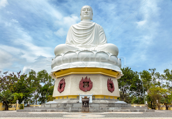 Groot buddha lang zoon pagode Vietnam Stockfoto © tommyandone