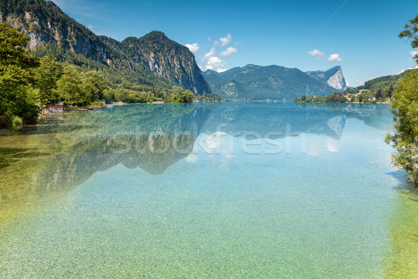 Mondsee lake in Austria Stock photo © tommyandone