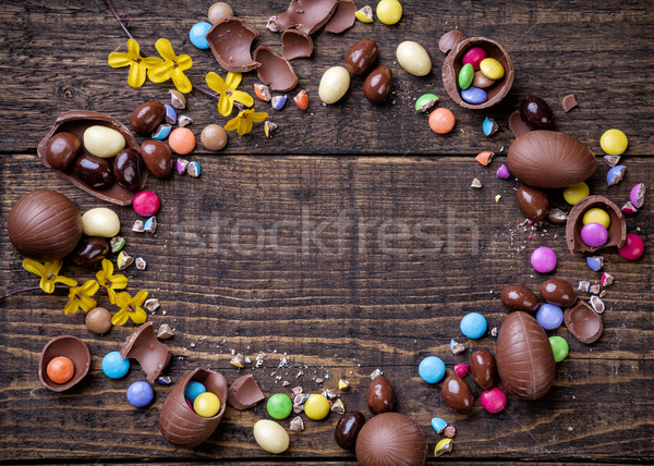 Zdjęcia stock: Czekolady · Easter · Eggs · słodycze · jaj