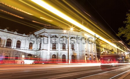 Burgtheater in Vienna Austia at night Stock photo © tommyandone