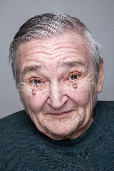 Retrato mulher cara idoso Foto stock © tommyandone