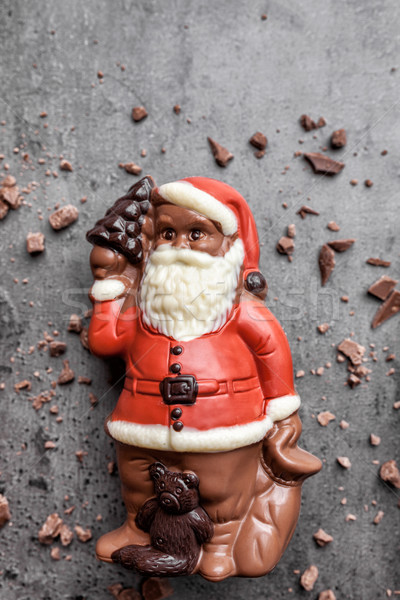 Christmas czekolady słodycze rustykalny Zdjęcia stock © tommyandone