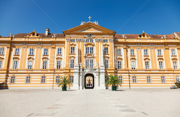 Famous Melk Abbey on Danube river in lower Austria Stock photo © tommyandone
