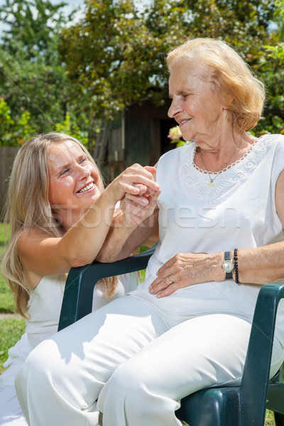 Providing care for elderly  Stock photo © tommyandone
