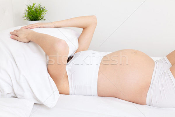 Dormir problèmes grossesse femme enceinte santé mère [[stock_photo]] © tommyandone