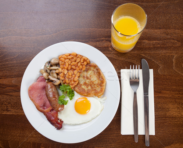 Full English breakfast Stock photo © tommyandone