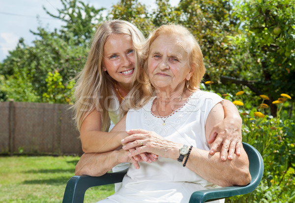 Providing care for elderly  Stock photo © tommyandone
