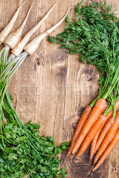 Fraîches organique bio légumes bois alimentaire [[stock_photo]] © tommyandone