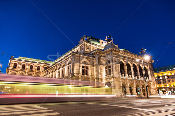 Сток-фото: опера · Вена · Австрия · ночь · известный · музыку