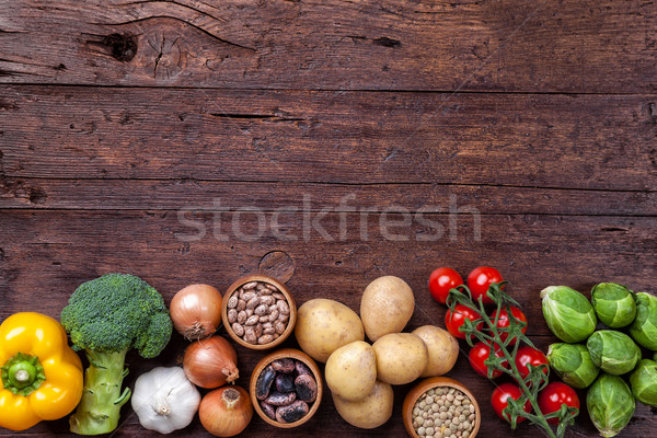 新鮮な 健康 オーガニック 野菜 食品 材料 ストックフォト © tommyandone
