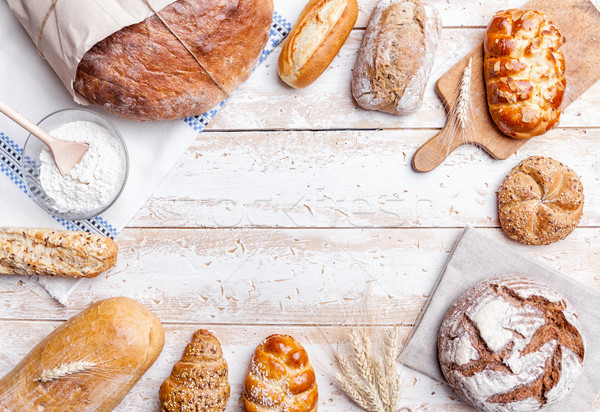 свежие хлеб Сток-фото © tommyandone