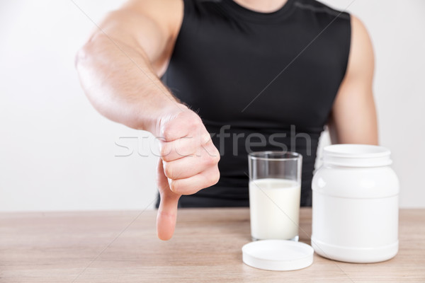 Stock photo: Say no to dangerous diet supplements