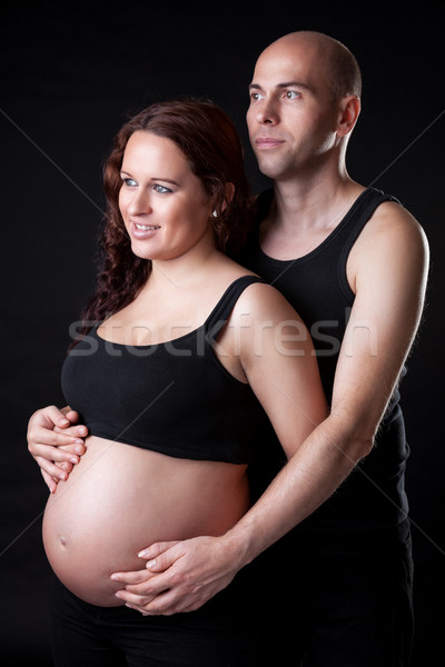 Portrait ravi parents bébé jeunes femme [[stock_photo]] © tommyandone