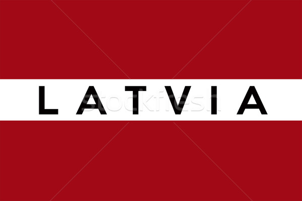 flag of latvia Stock photo © tony4urban