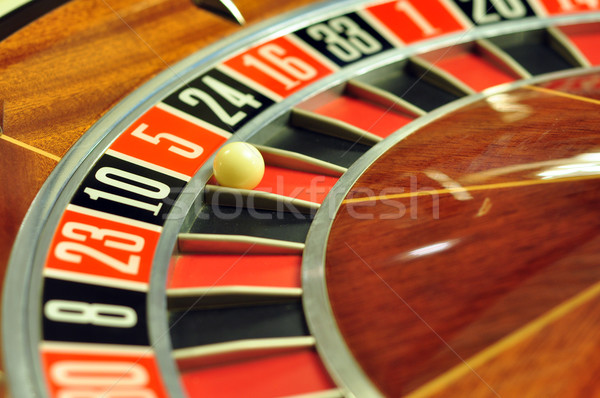 Ruota della roulette immagine casino palla numero Foto d'archivio © tony4urban