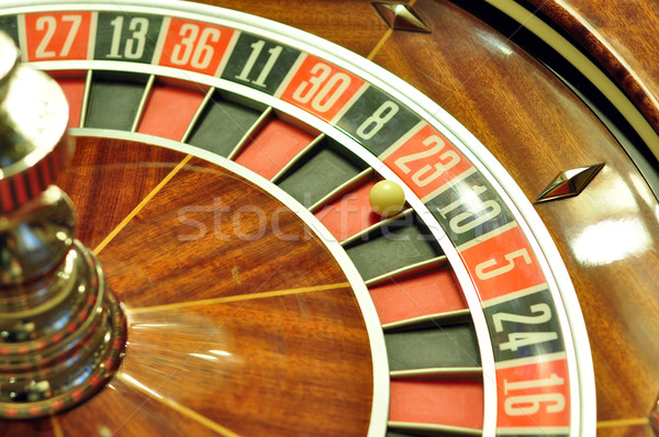 Ruletka obraz kasyno piłka numer Zdjęcia stock © tony4urban