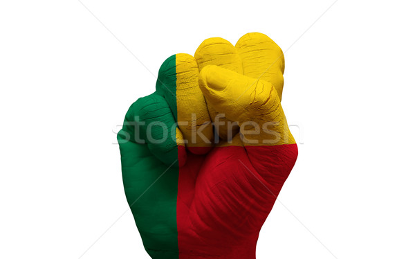 Stock photo: fist flag